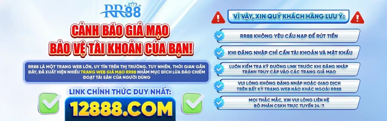 banner cảnh báo RR88